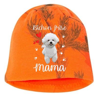 Bichon Frise Mom Cute Puppy Dog Lovers Gifts Kati - Camo Knit Beanie