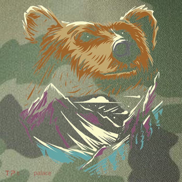 Bear Forest Mountain Legacy Tie Dye Trucker Hat