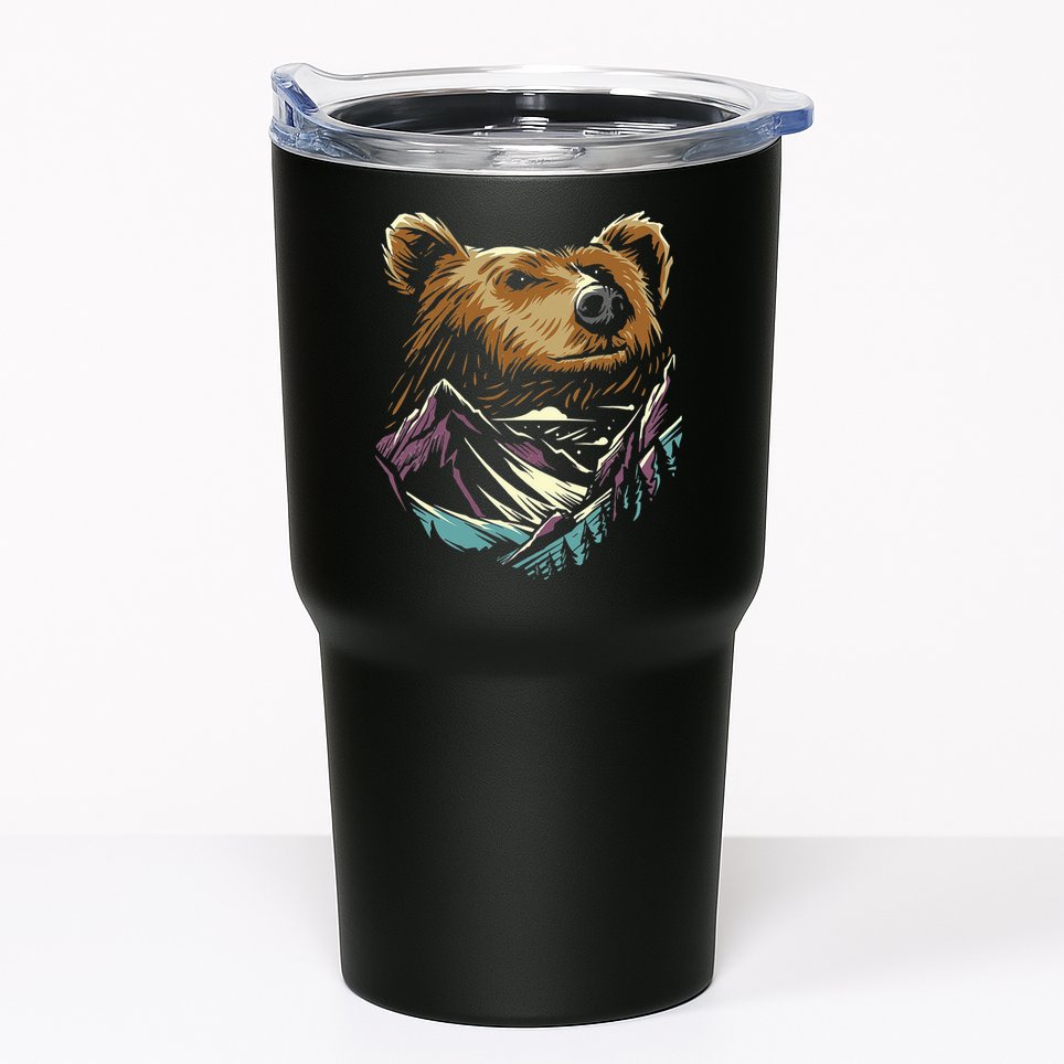 Bear Forest Mountain Tumbler