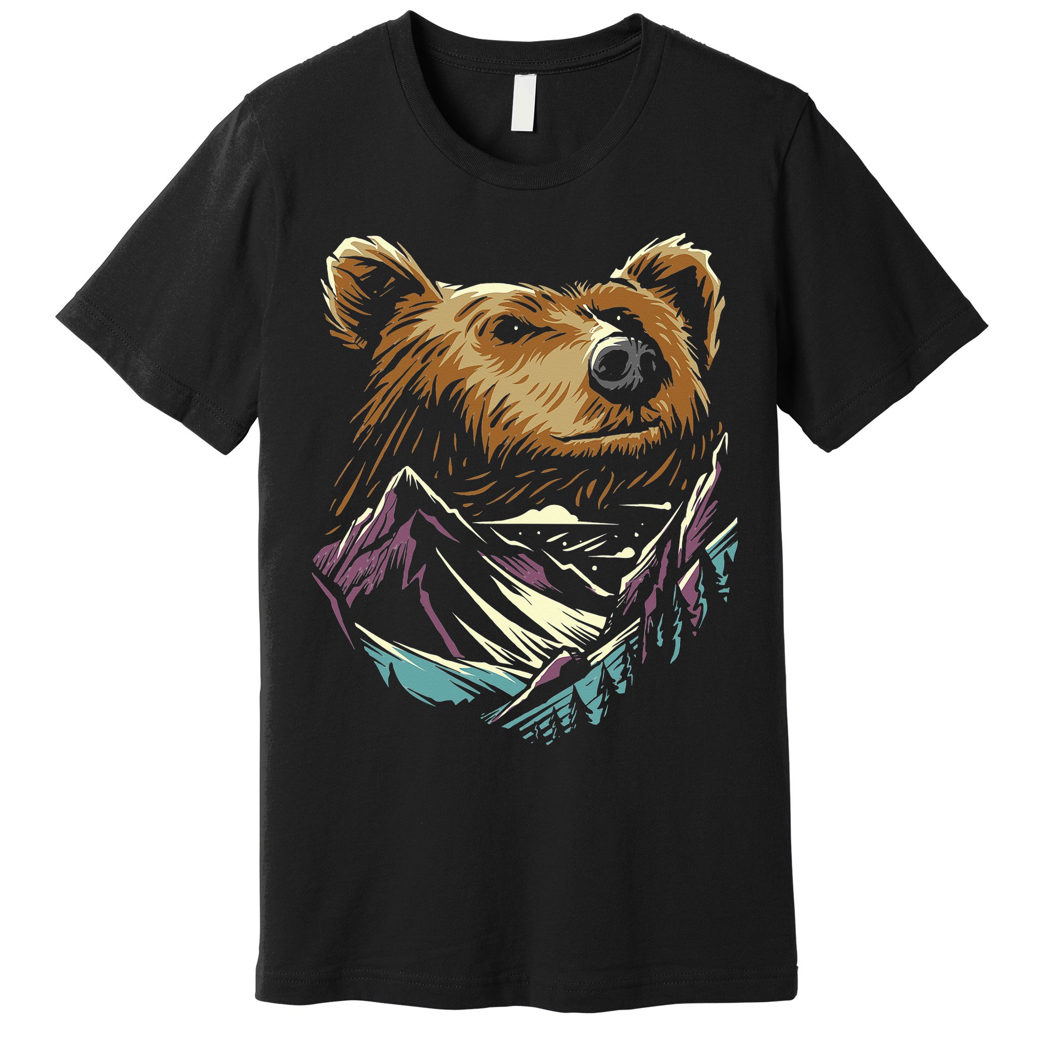 Bear Forest Mountain Premium T-Shirt