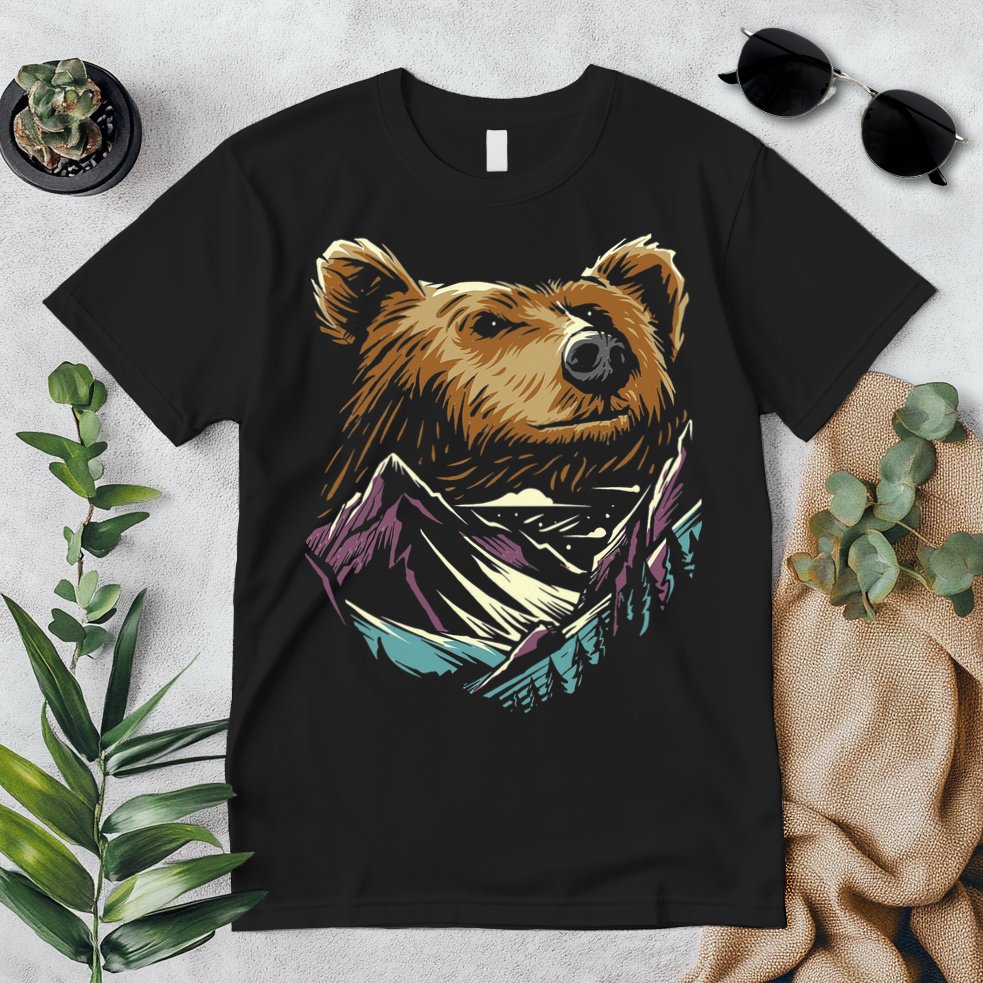 Bear Forest Mountain Premium T-Shirt