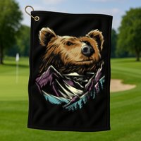 Bear Forest Mountain Golf Towel