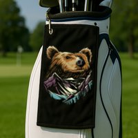 Bear Forest Mountain Golf Towel