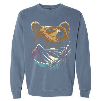 Bear Forest Mountain Garment-Dyed Sweatshirt