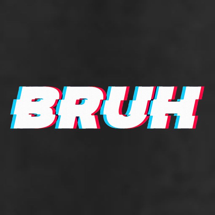 Bruh Funny Meme Saying Brother Greeting Gamer Slang 7 Panel Mesh Trucker Snapback Hat