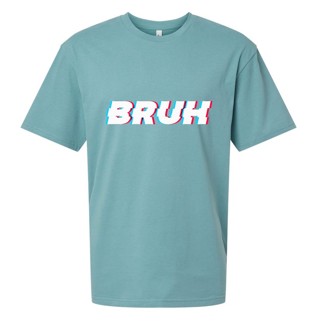 Bruh Funny Meme Saying Brother Greeting Gamer Slang Sueded Cloud Jersey T-Shirt