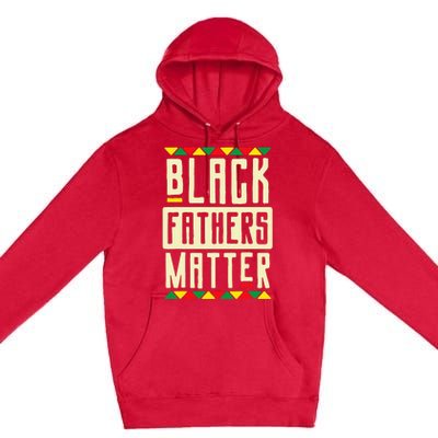 Black Fathers Matter Blm Pride African American Dad Premium Pullover Hoodie