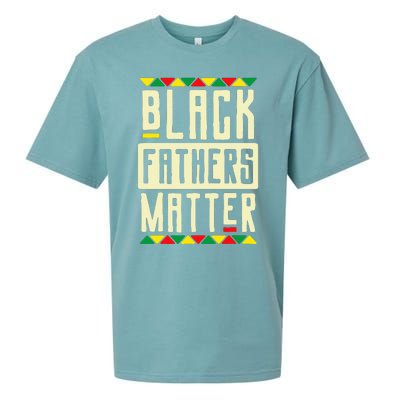 Black Fathers Matter Blm Pride African American Dad Sueded Cloud Jersey T-Shirt