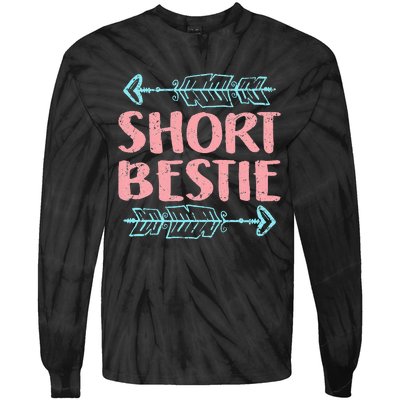 Best Friends Matching Tall Short Bestie Birthday BFF Besties Tie-Dye Long Sleeve Shirt