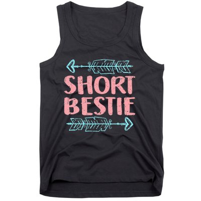 Best Friends Matching Tall Short Bestie Birthday BFF Besties Tank Top