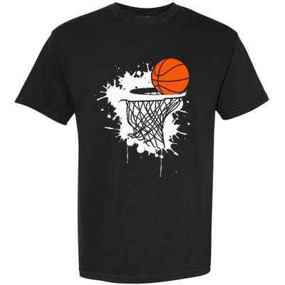 Basketball For Men Slam Dunk Teens Kids Player Garment-Dyed Heavyweight T-Shirt