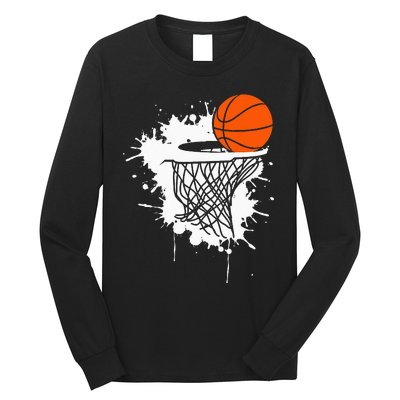 Basketball For Men Slam Dunk Teens Kids Player Long Sleeve Shirt