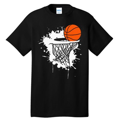 Basketball For Men Slam Dunk Teens Kids Player Tall T-Shirt