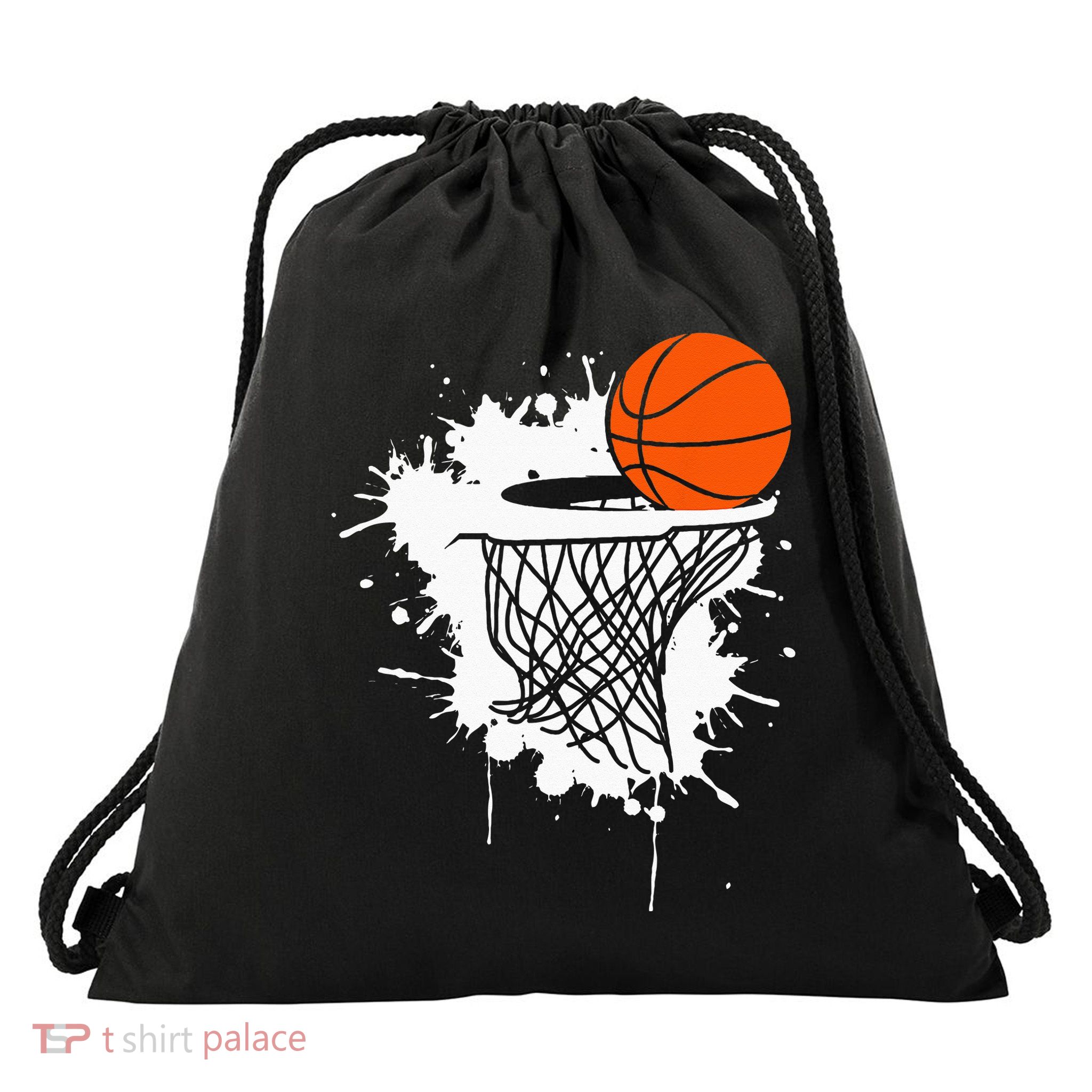 Basketball For Men Slam Dunk Teens Kids Player Drawstring Bag