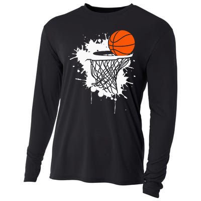 Basketball For Men Slam Dunk Teens Kids Player Cooling Performance Long Sleeve Crew