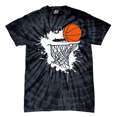 Basketball For Men Slam Dunk Teens Kids Player Tie-Dye T-Shirt