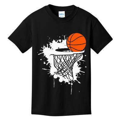 Basketball For Men Slam Dunk Teens Kids Player Kids T-Shirt