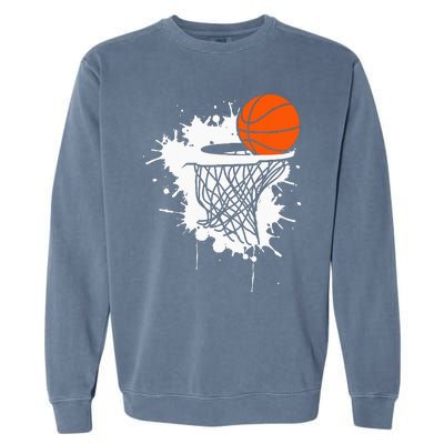 Basketball For Men Slam Dunk Teens Kids Player Garment-Dyed Sweatshirt