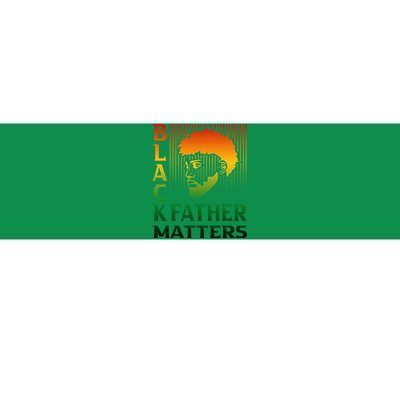 Black Fathers Matter Juneteenth Pride American African Dad Bumper Sticker