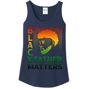 Black Fathers Matter Juneteenth Pride American African Dad Ladies Essential Tank