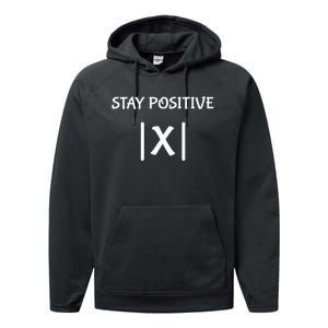 Best Funny Math Teacher Joke Women Fun Stay Positive Performance Fleece Hoodie