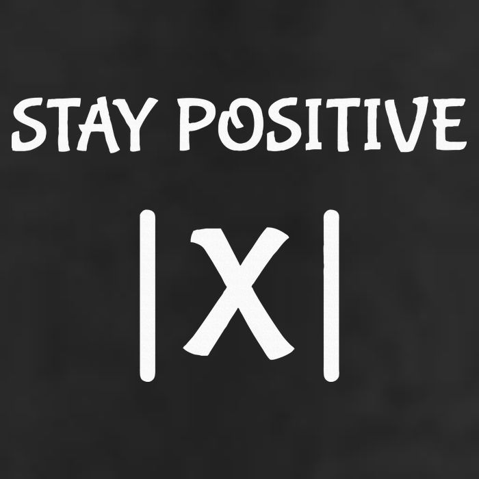 Best Funny Math Teacher Joke Fun Stay Positive 7 Panel Mesh Trucker Snapback Hat