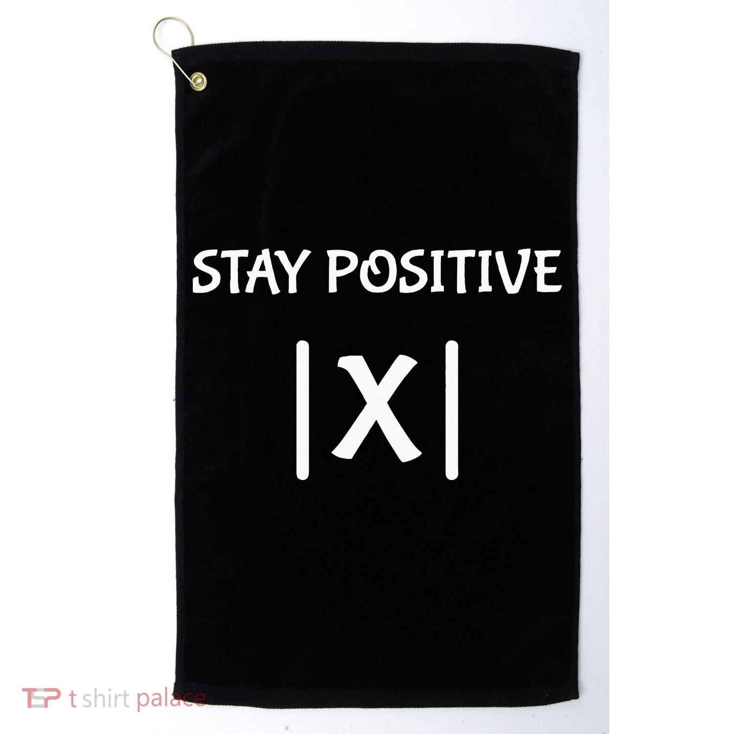 Best Funny Math Teacher Joke Fun Stay Positive Golf Towel