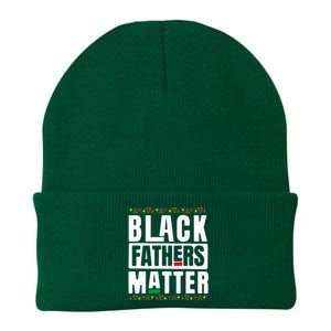 Black Fathers Matter Black History & African Roots Afro Knit Cap Winter Beanie