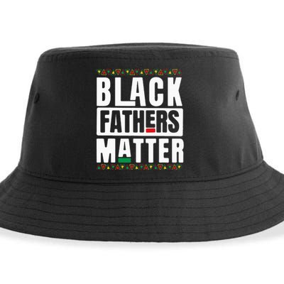 Black Fathers Matter Black History & African Roots Afro Sustainable Bucket Hat