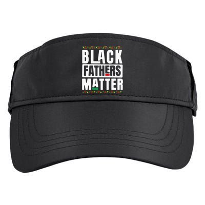 Black Fathers Matter Black History & African Roots Afro Adult Drive Performance Visor