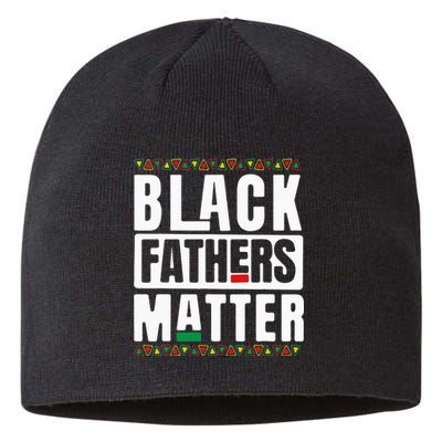 Black Fathers Matter Black History & African Roots Afro Sustainable Beanie