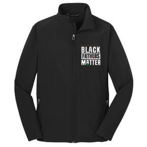 Black Fathers Matter Black History & African Roots Afro Core Soft Shell Jacket