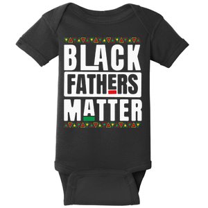 Black Fathers Matter Black History & African Roots Afro Baby Bodysuit