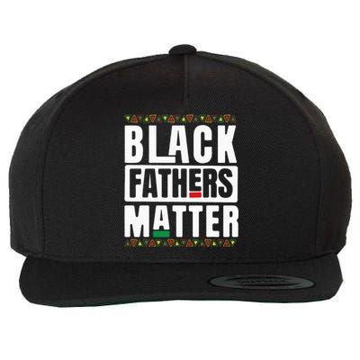 Black Fathers Matter Black History & African Roots Afro Wool Snapback Cap