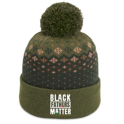 Black Fathers Matter Black History & African Roots Afro The Baniff Cuffed Pom Beanie