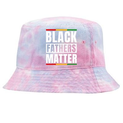 Black Fathers Matter Black King Dad Happy Fathers Day Melanin Dad Tie-Dyed Bucket Hat