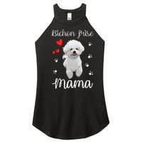 Bichon Frise Mom Cute Puppy Dog Lovers Gifts Women’s Perfect Tri Rocker Tank