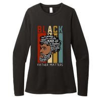 BLACK FATHER MATTERS Womens CVC Long Sleeve Shirt