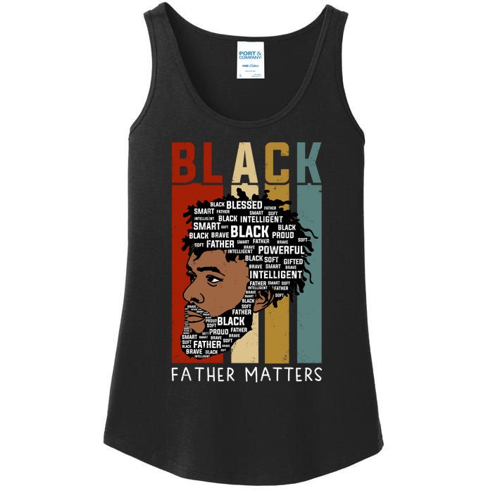 BLACK FATHER MATTERS Ladies Essential Tank