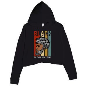 BLACK FATHER MATTERS Crop Fleece Hoodie