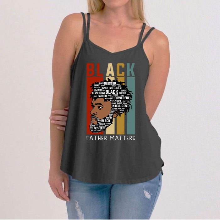 BLACK FATHER MATTERS Women's Strappy Tank