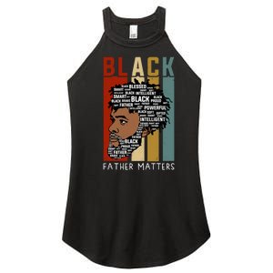 BLACK FATHER MATTERS Women's Perfect Tri Rocker Tank