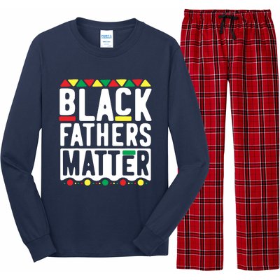 Black Fathers Matter Black Pride Month Long Sleeve Pajama Set