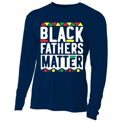 Black Fathers Matter Black Pride Month Cooling Performance Long Sleeve Crew