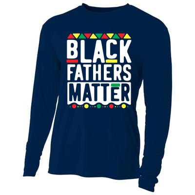 Black Fathers Matter Black Pride Month Cooling Performance Long Sleeve Crew