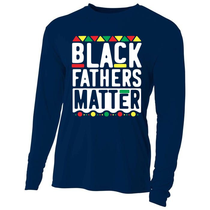 Black Fathers Matter Black Pride Month Cooling Performance Long Sleeve Crew