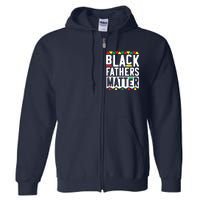 Black Fathers Matter Black Pride Month Full Zip Hoodie