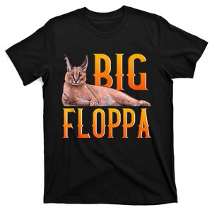 Big Floppa Meme Cute Caracal Cat Ank Op T-Shirt