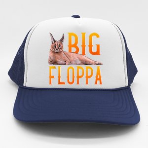 Big Floppa Meme Cute Caracal Cat Ank Op Trucker Hat