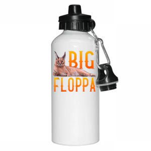 Big Floppa Meme Cute Caracal Cat Ank Op Aluminum Water Bottle